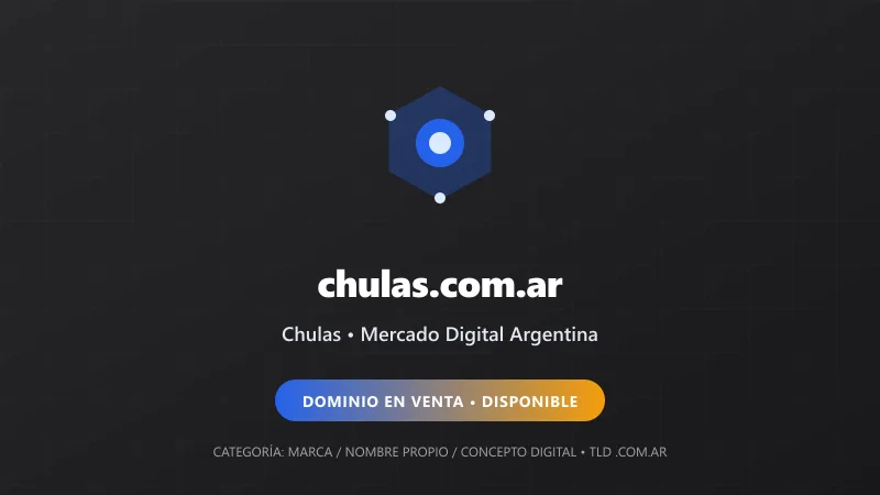 Identidad gráfica y activo digital para Chulas en Argentina